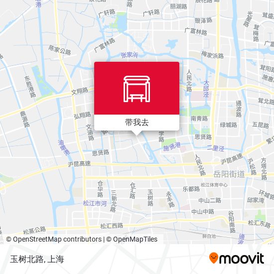 玉树北路地图