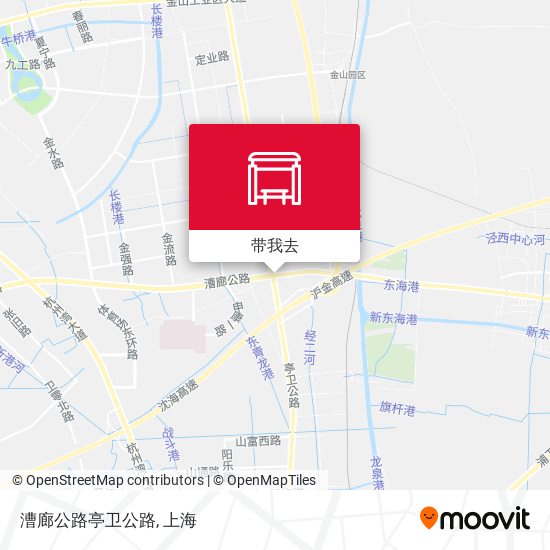 漕廊公路亭卫公路地图