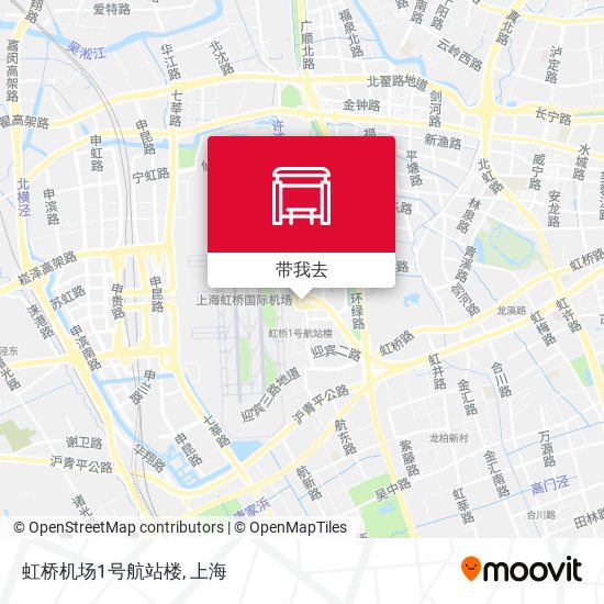 虹桥机场1号航站楼地图