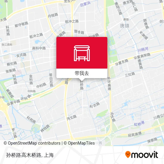 孙桥路高木桥路地图