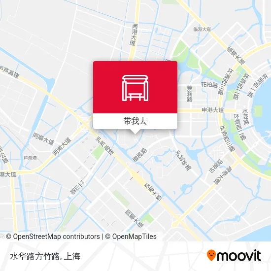 水华路方竹路地图