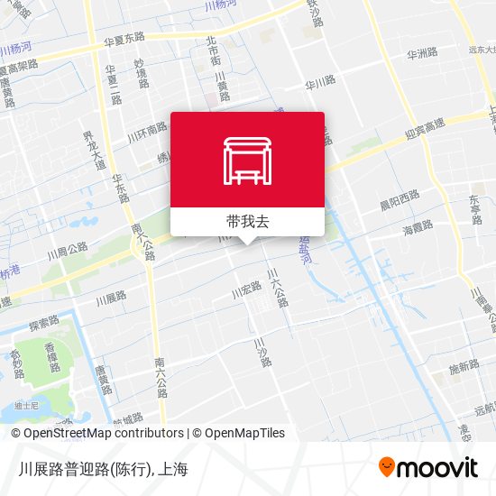 川展路普迎路(陈行)地图