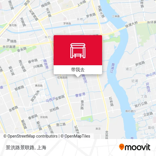 景洪路景联路地图