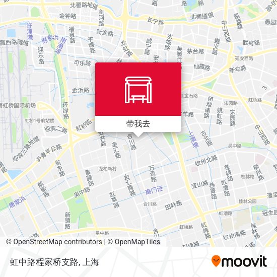 虹中路程家桥支路地图