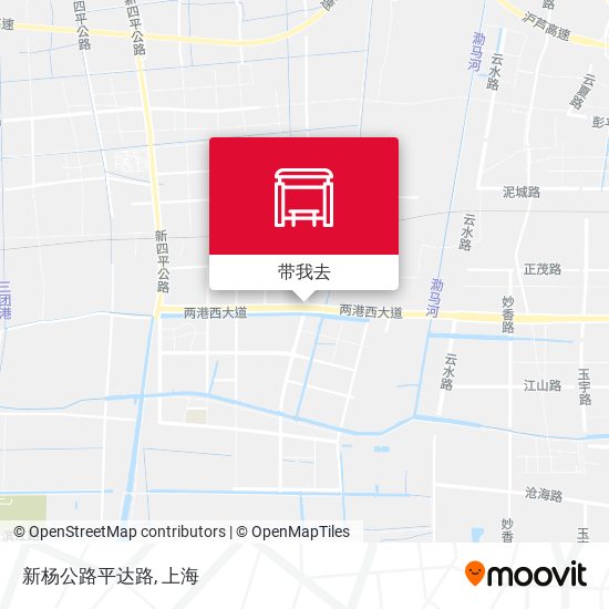 新杨公路平达路地图