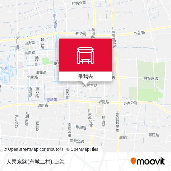 人民东路(东城二村)地图