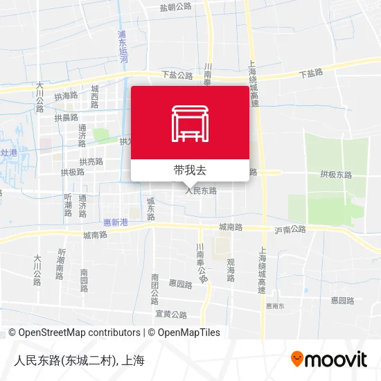 人民东路(东城二村)地图
