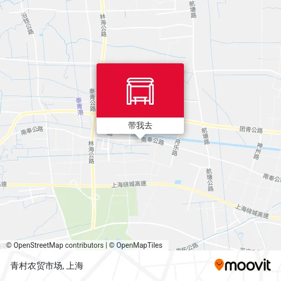 青村农贸市场地图