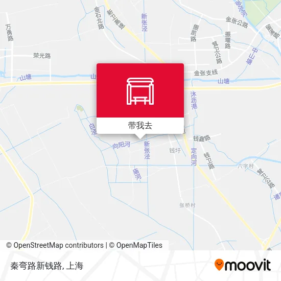 秦弯路新钱路地图