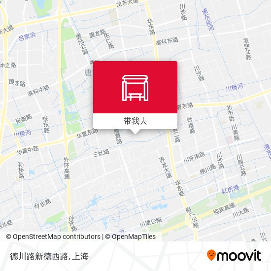 德川路新德西路地图