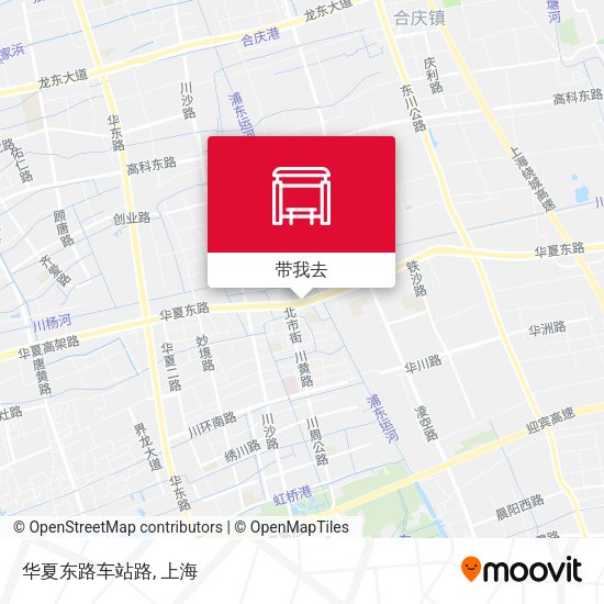 华夏东路车站路地图