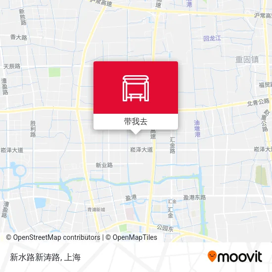 新水路新涛路地图