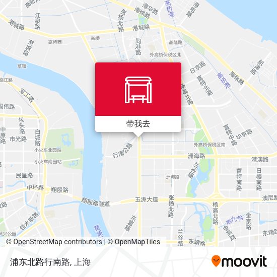 浦东北路行南路地图