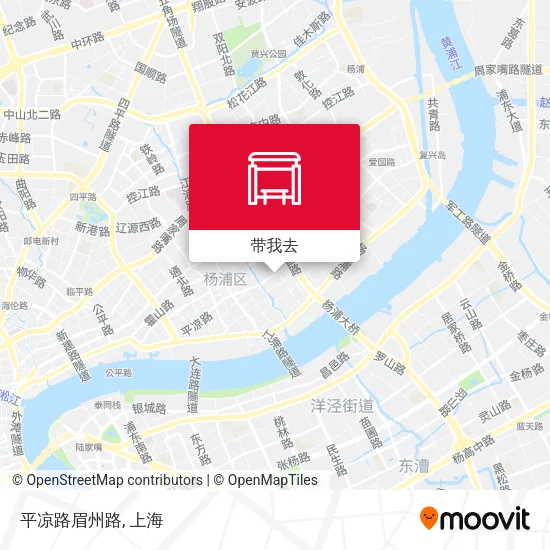 平凉路眉州路地图
