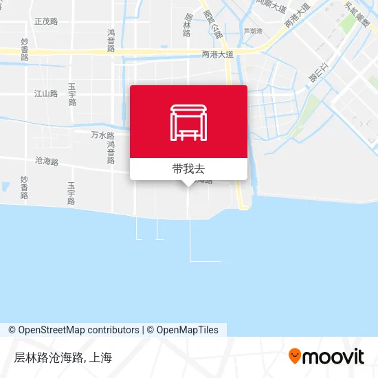 层林路沧海路地图