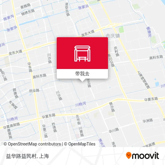 益华路益民村地图