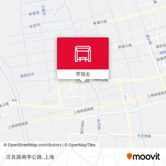 庄良路南亭公路地图