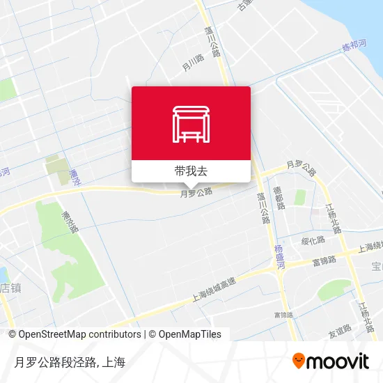 月罗公路段泾路地图