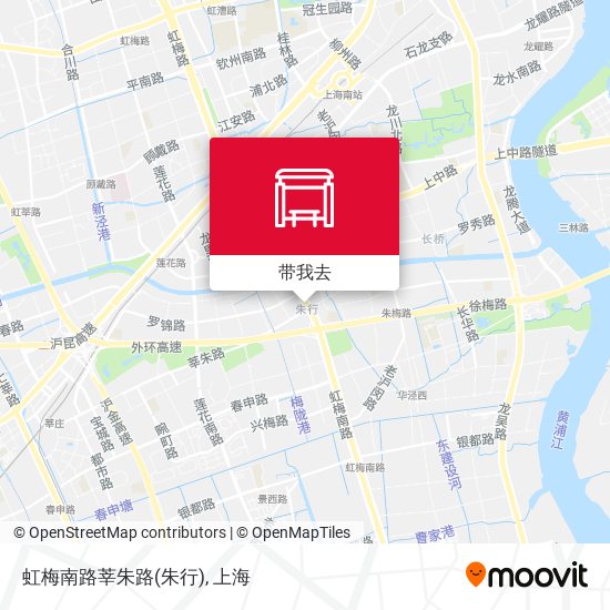 虹梅南路莘朱路(朱行)地图