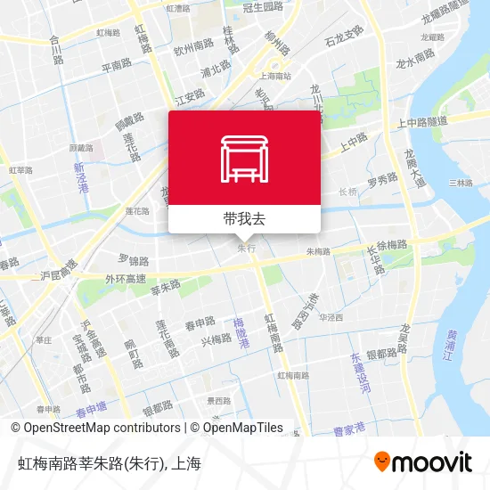 虹梅南路莘朱路(朱行)地图