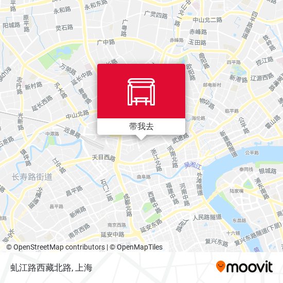 虬江路西藏北路地图