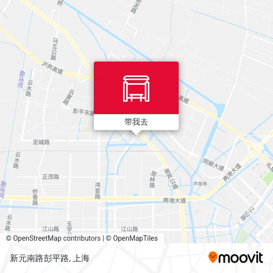 新元南路彭平路地图