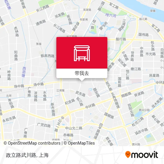 政立路武川路地图