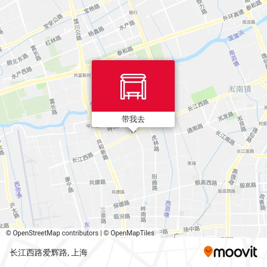 长江西路爱辉路地图