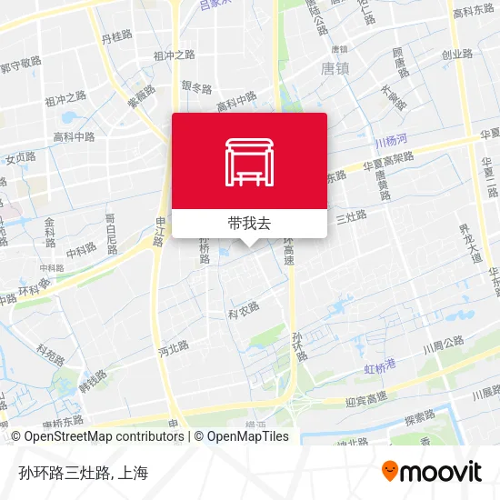 孙环路三灶路地图