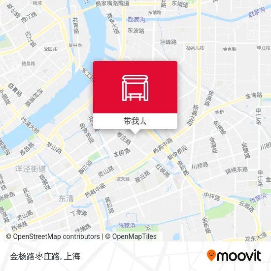 金杨路枣庄路地图