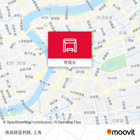 南泉路蓝村路地图