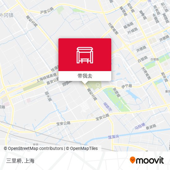 三里桥地图