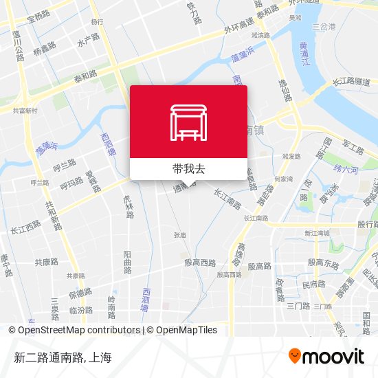 新二路通南路地图