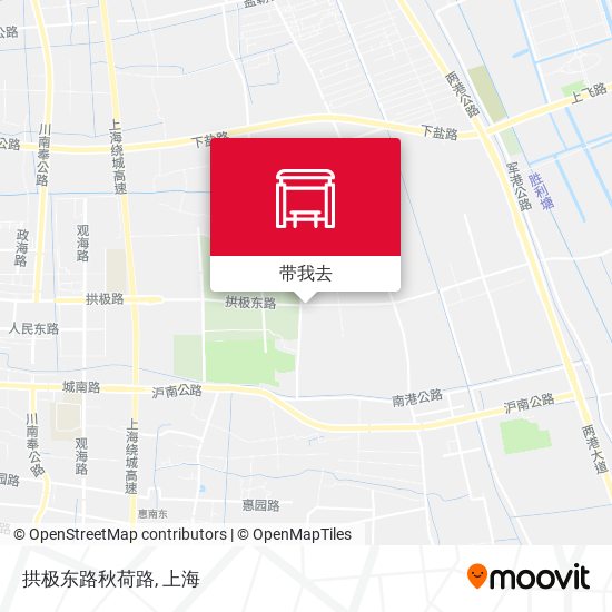 拱极东路秋荷路地图