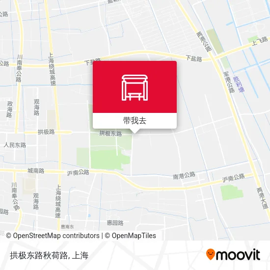 拱极东路秋荷路地图