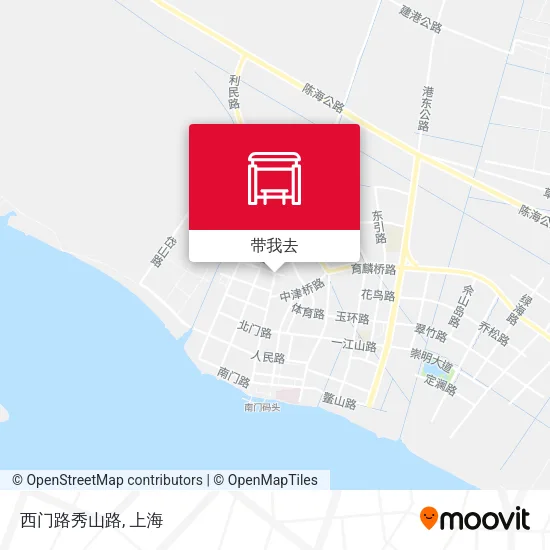 西门路秀山路地图