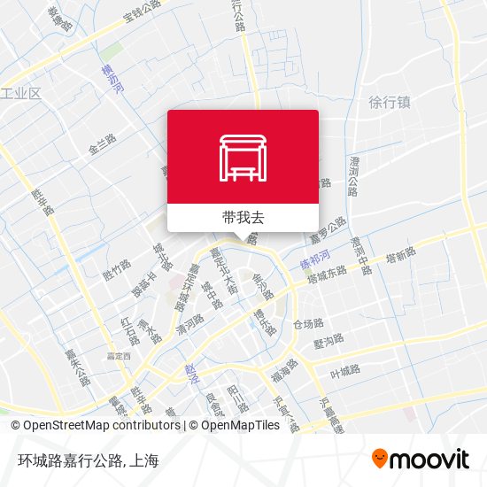 环城路嘉行公路地图