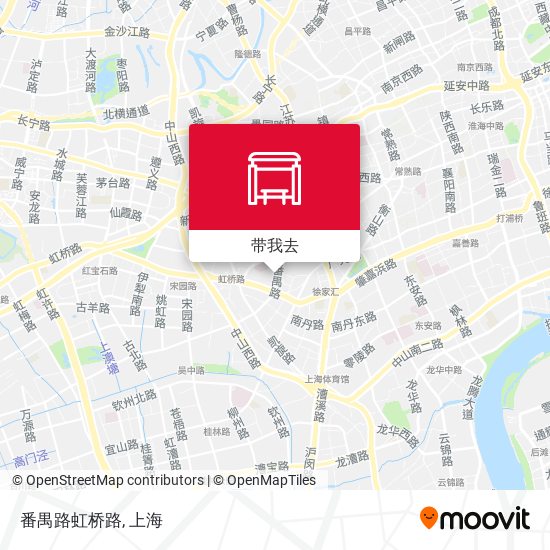 番禺路虹桥路地图