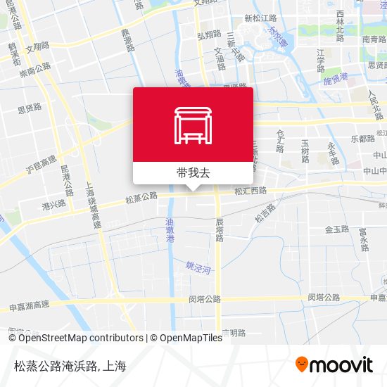 松蒸公路淹浜路地图