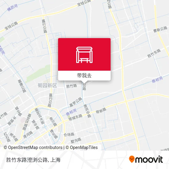 胜竹东路澄浏公路地图