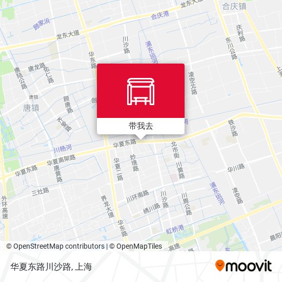 华夏东路川沙路地图