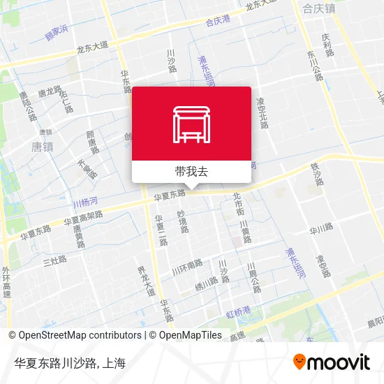 华夏东路川沙路地图