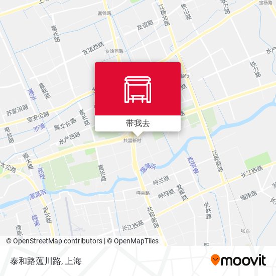 泰和路蕰川路地图
