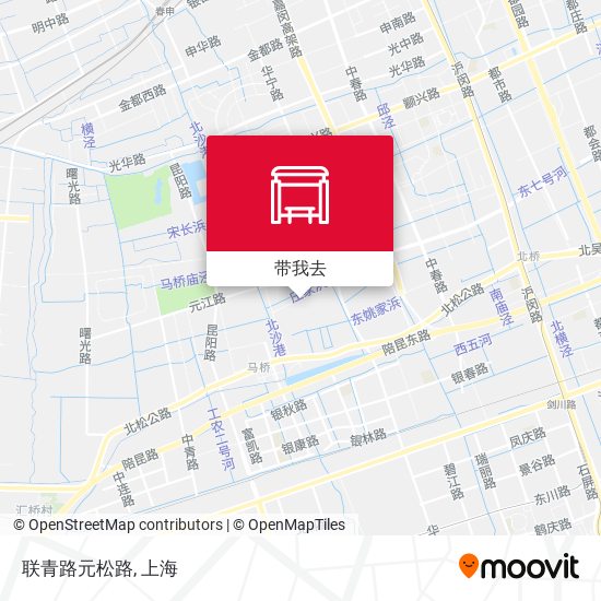 联青路元松路地图