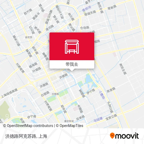 洪德路阿克苏路地图