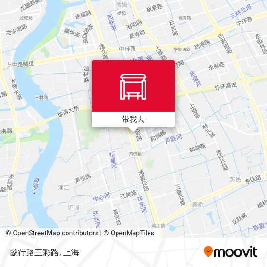 懿行路三彩路地图
