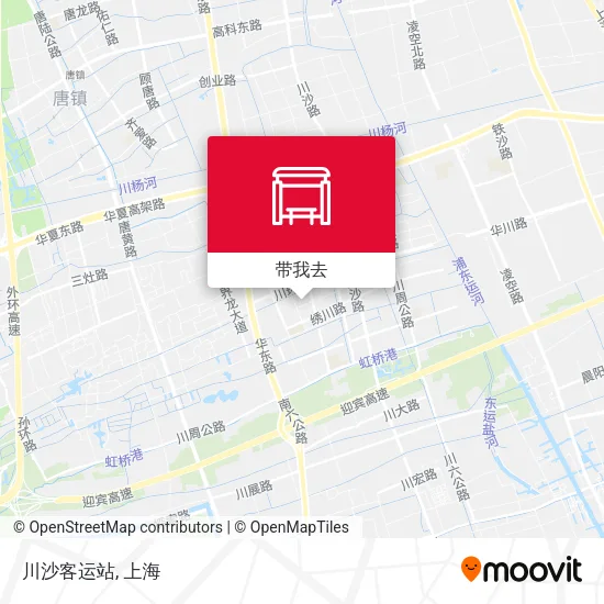 川沙客运站地图