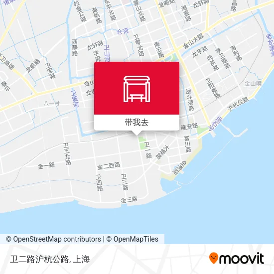 卫二路沪杭公路地图