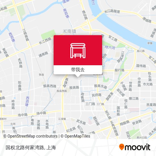 国权北路何家湾路地图