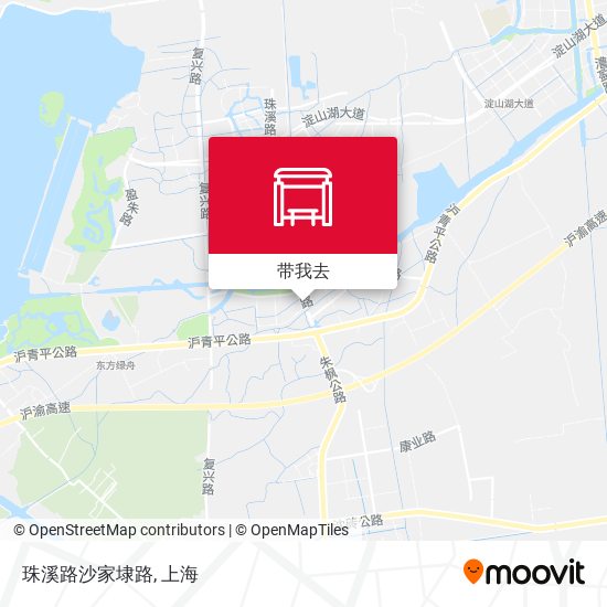珠溪路沙家埭路地图
